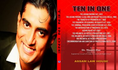 10 Law Acts in 1 book: Ten in One - 10 in 1 a Unique Book by World Record Holder Advocate Author Dr Manish Das released by Jailor , Dibrugarh